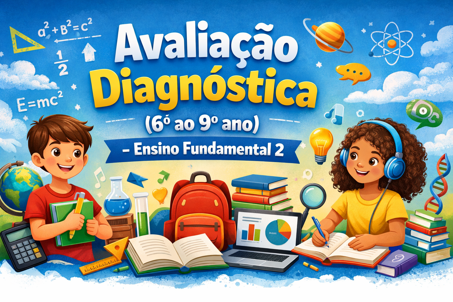 Avaliação Diagnóstica 6º ao 9º ano - KIT SÓ ESCOLA